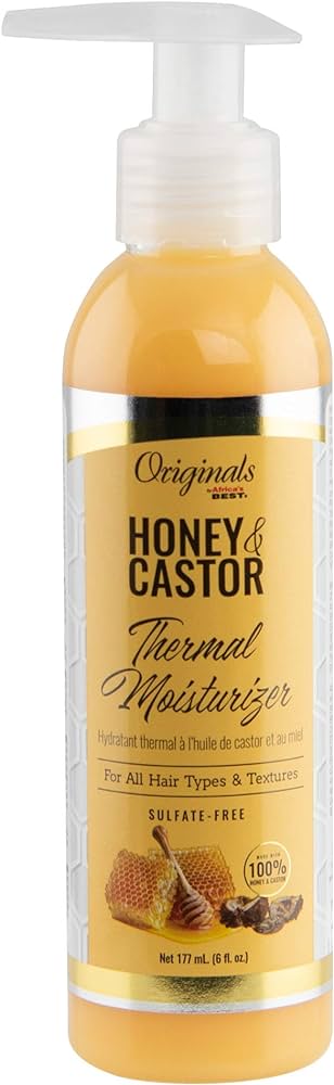 Africas Best Organics Honey & Castor Thermal 6 Oz