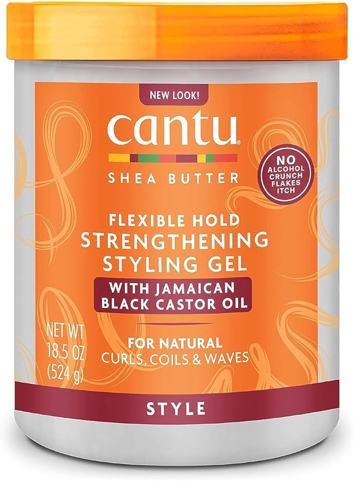 Cantu Shea Butter Styling Gel Jamaican Black Castor Oil 18.5 Oz