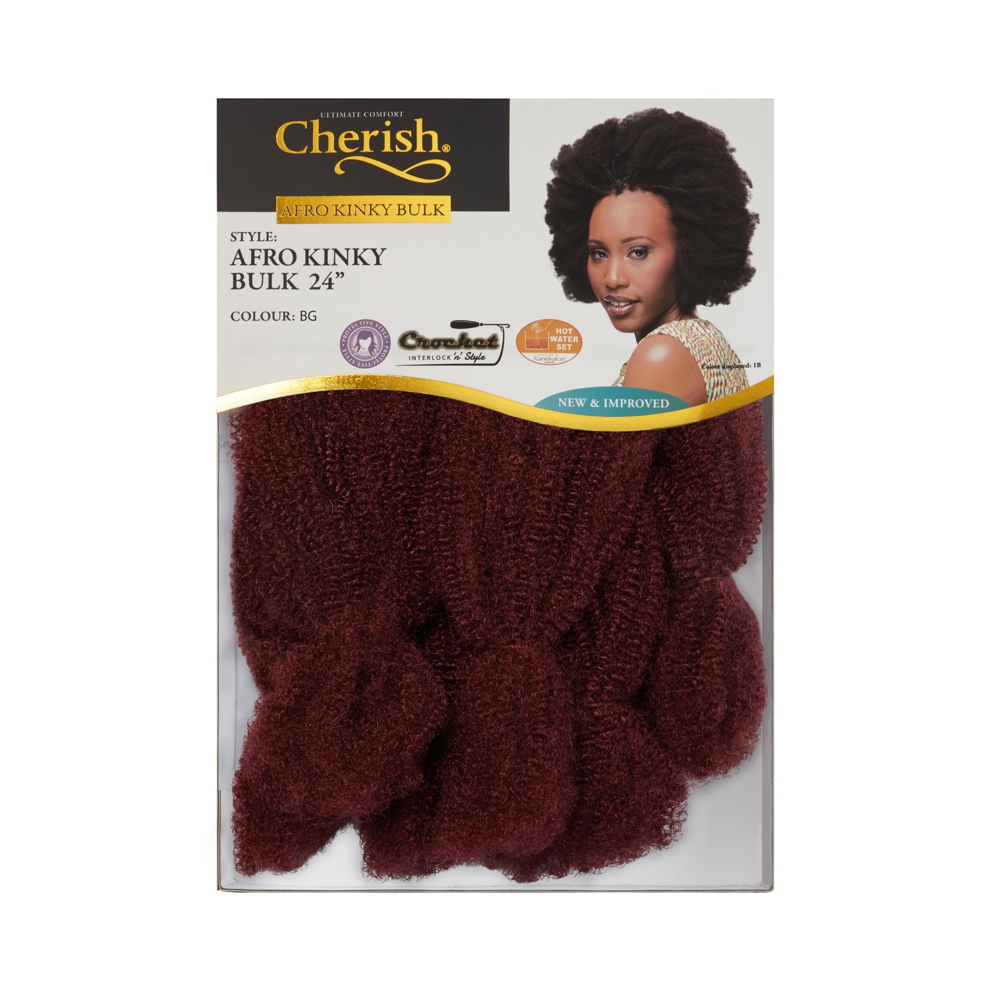 Cherish Afro Kinky Bulk 24”