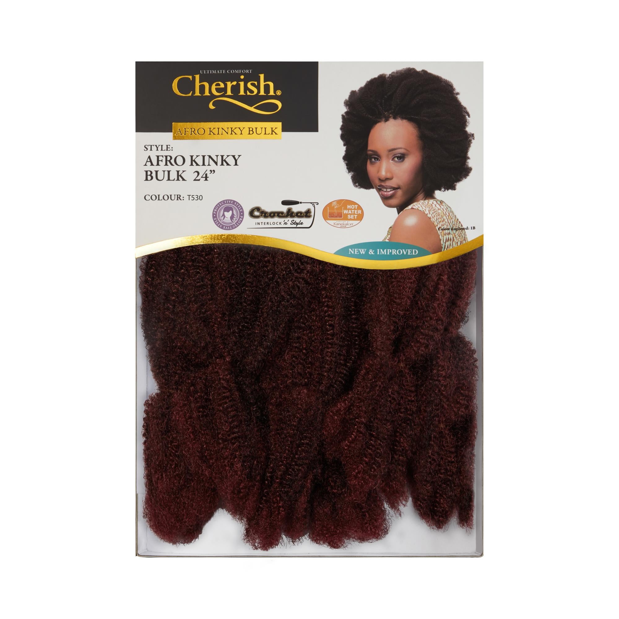 Cherish Afro Kinky Bulk 24”