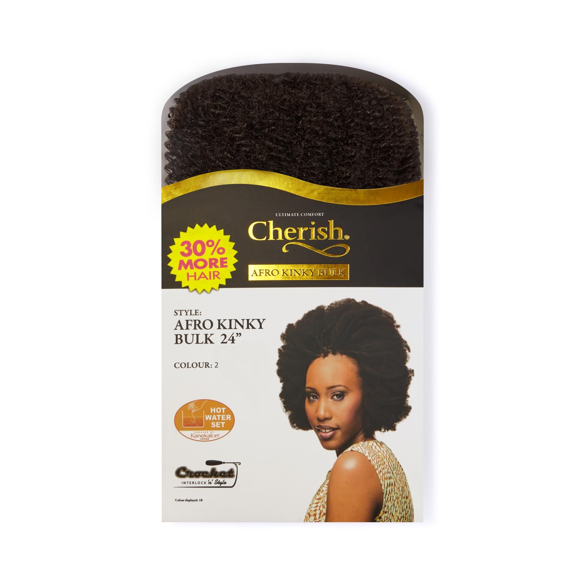 Cherish Afro Kinky Bulk 24”