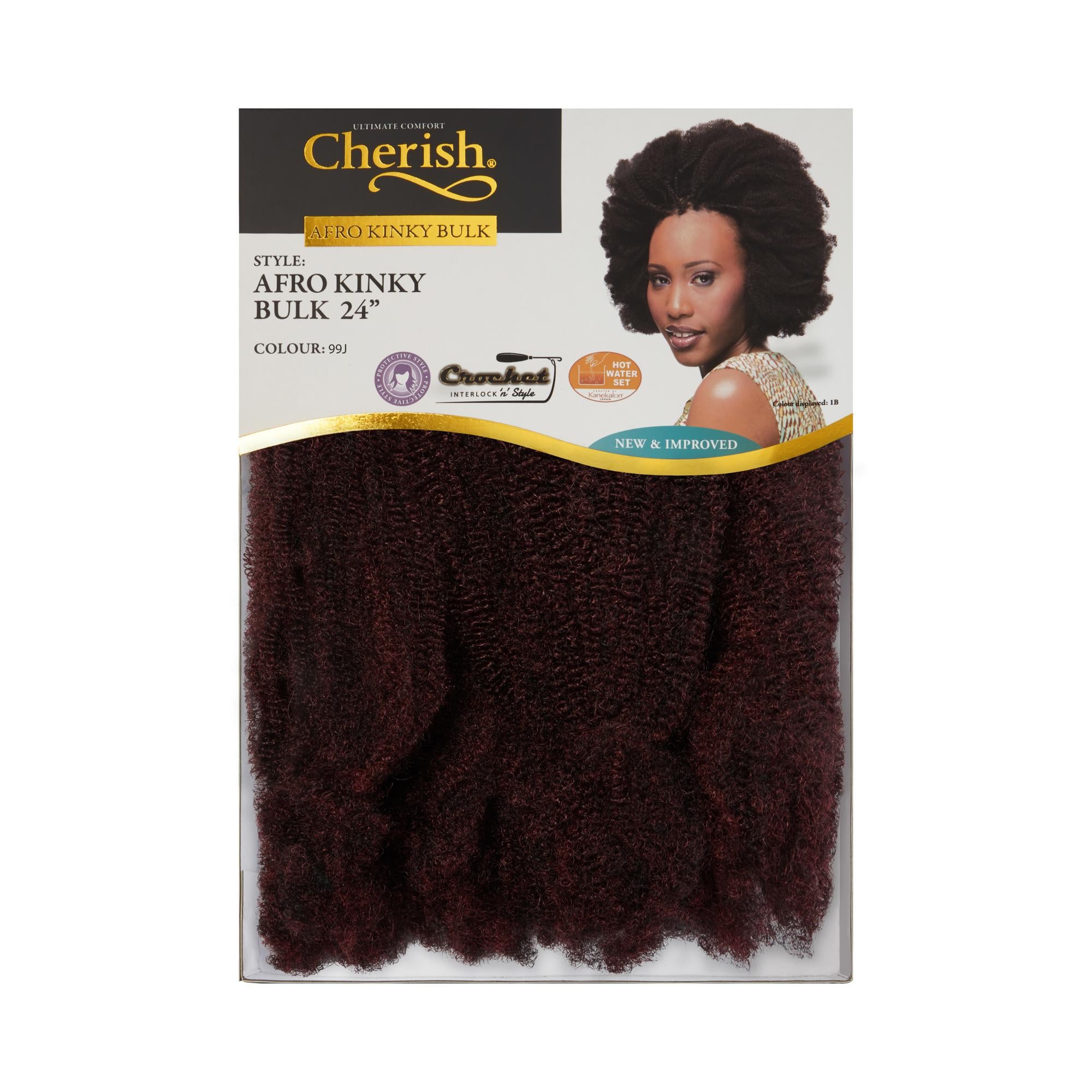 Cherish Afro Kinky Bulk 24”