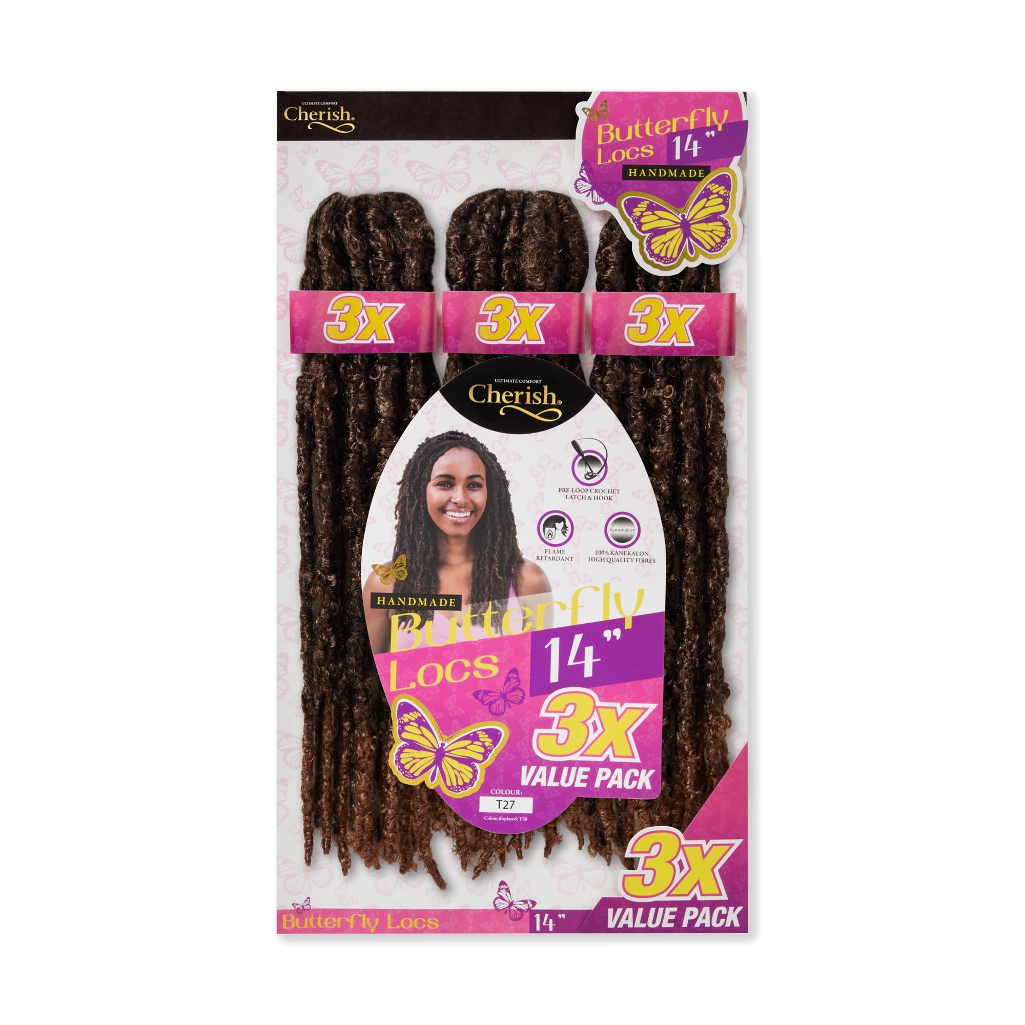 Cherish Butterfly Locs 14” 3X Value Pack