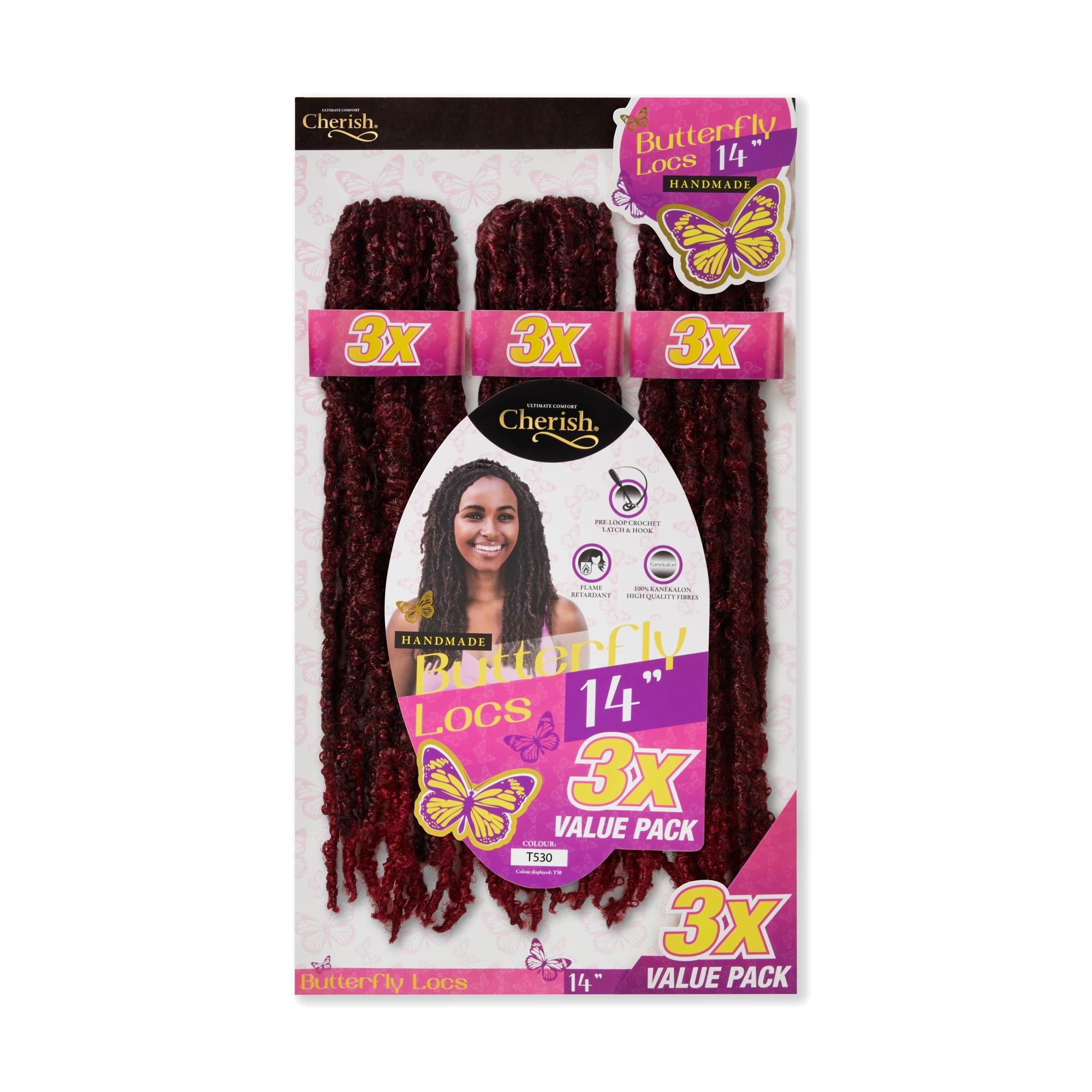 Cherish Butterfly Locs 14” 3X Value Pack