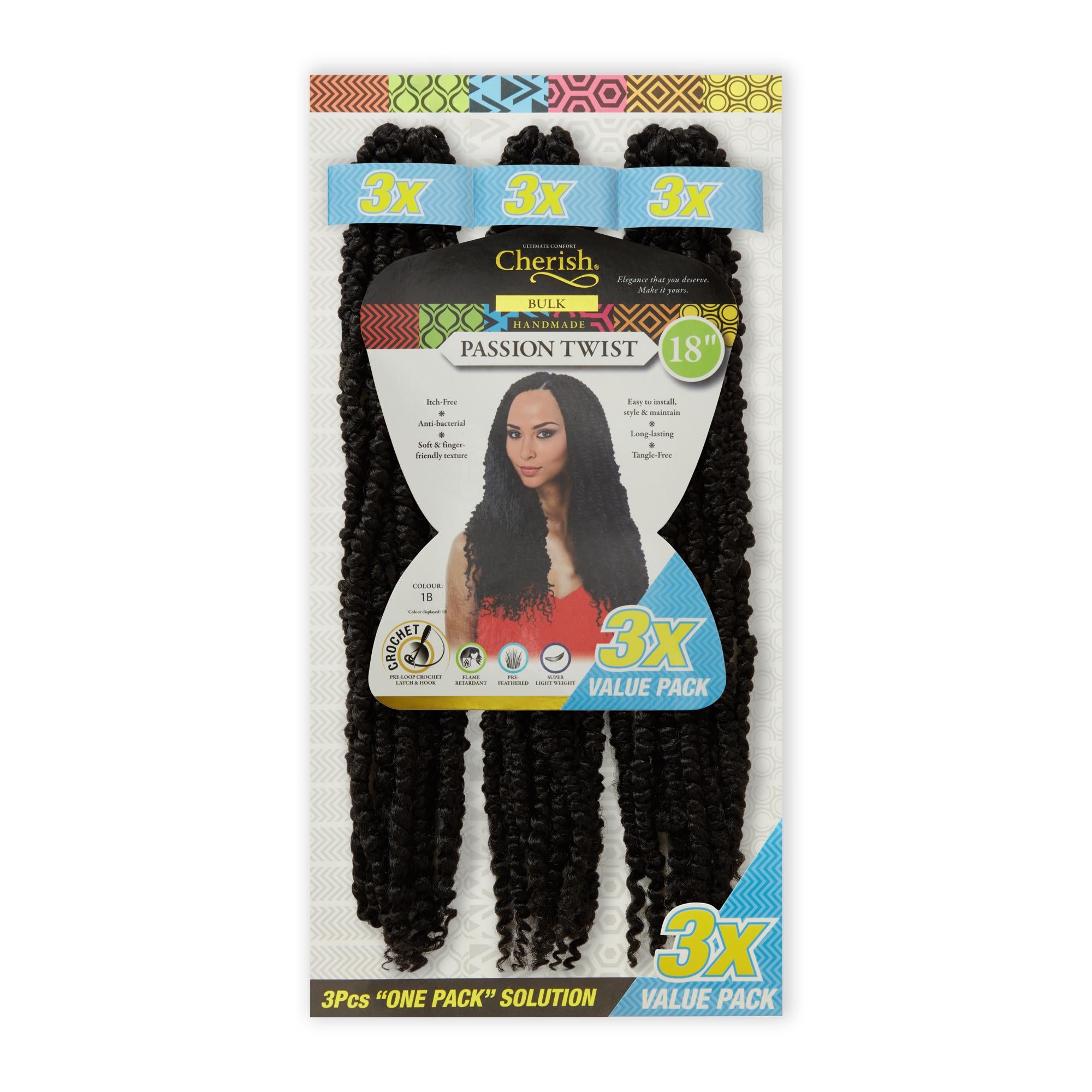 Cherish Bulk Passion Twist 18” 3X Value Pack