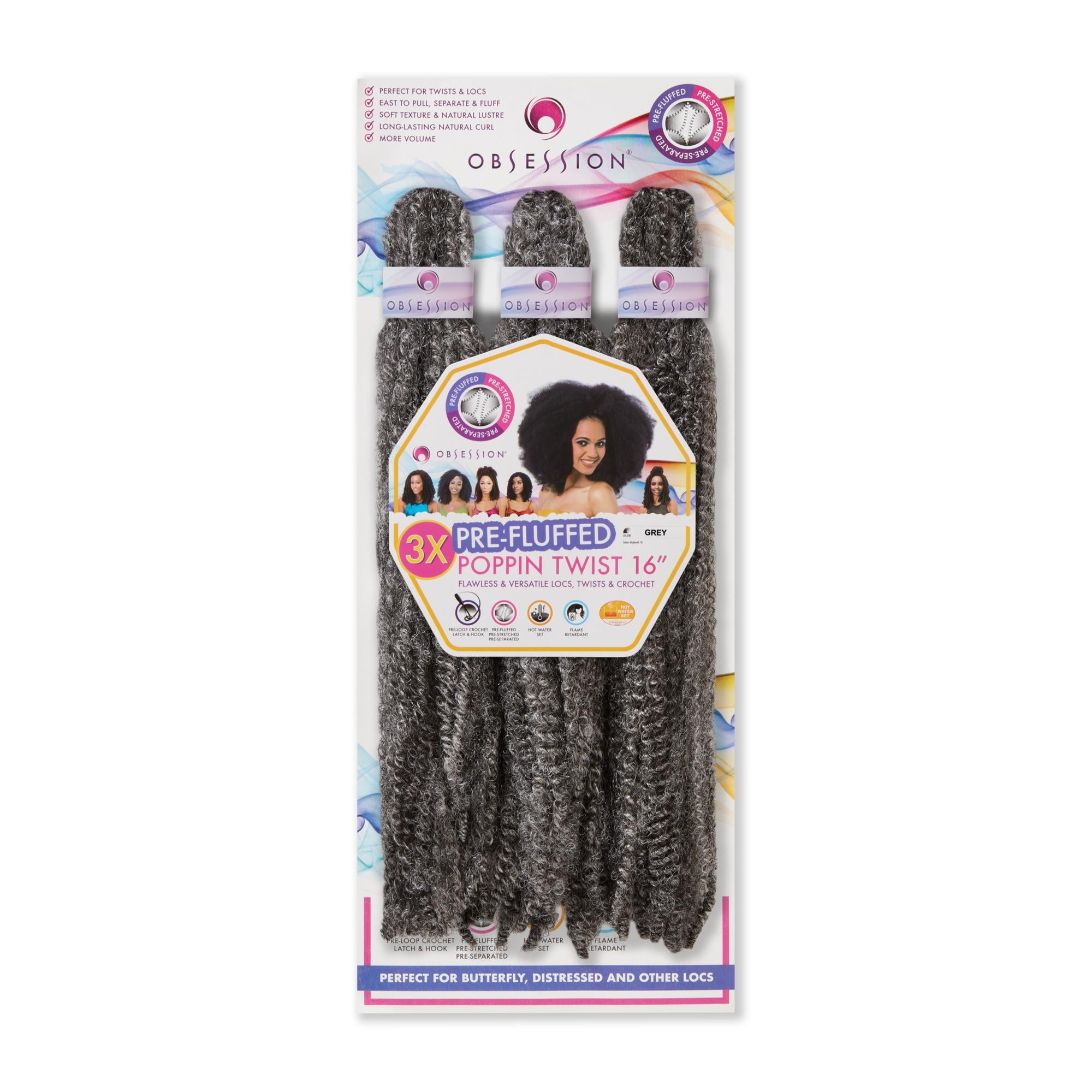 Obsession Bulk 3X Pre-Fluffed Poppin Twist 16”