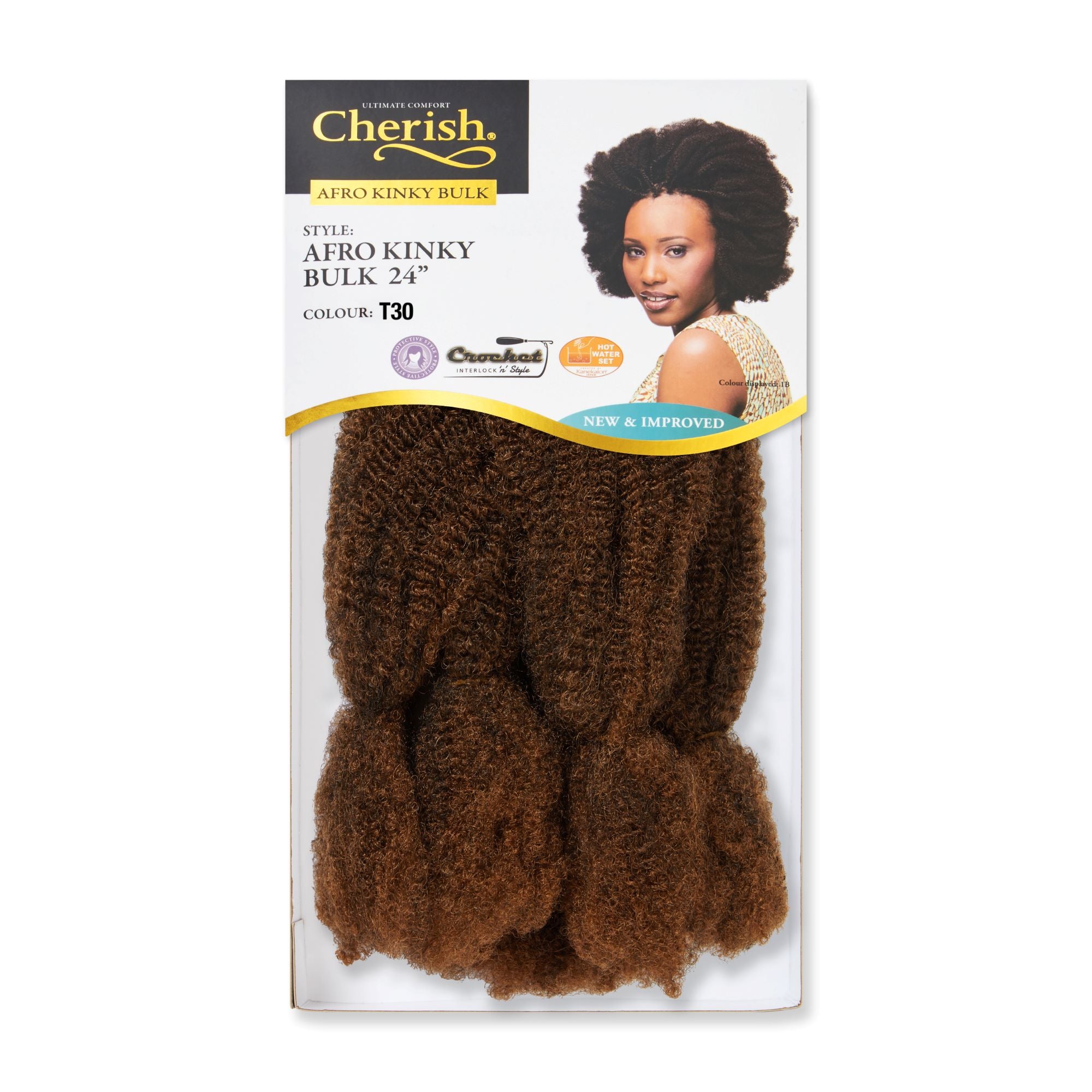 Cherish Afro Kinky Bulk 24”