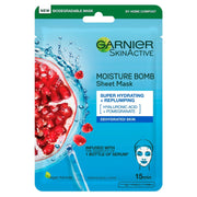 Garnier Skin Active Moisture Bomb Tissue Mask Pomegranate + Hyaluronic Acid