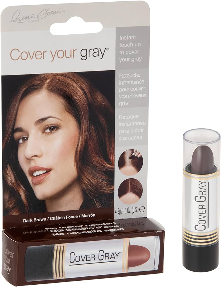 Cover Your Gray Hair Color Touch Up Stick - Dark Brown 0.15 Oz