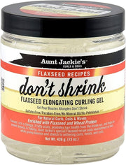 Aunt Jackie's Flaxseed Don't Shrink Curling Gel 15 Oz