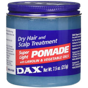 Dax Super Light Pomade With Lanolin And Vegetable Oil 7.5 Oz