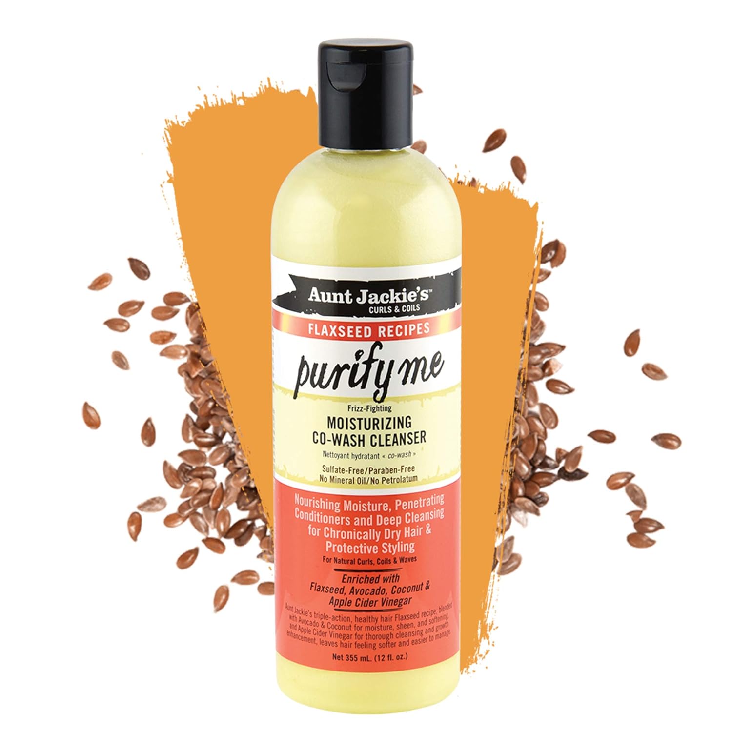 Aunt Jackie's Flaxseed Recipes Purify Me Moisturizing Co-Wash Cleanser