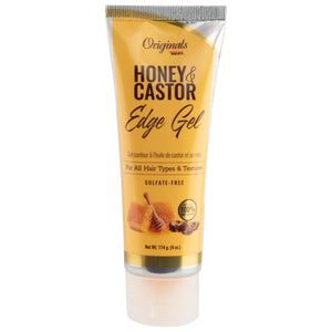 Africas Best Organics Honey & Castor Edge Gel 4 Oz