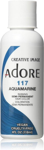 Adore Shining Semi Permanent 117 Aquamarine Hair Dye 4 Oz