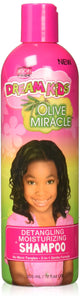 African Pride Dream Kids Olive Miracle Detangling Moisturising Shampoo 12 Oz