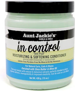 Aunt Jackie's In Control Anti-Poof Moisturizing & Softening Conditioner 15 Oz