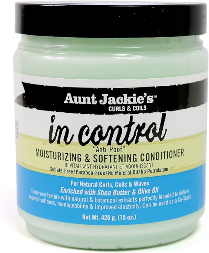 Aunt Jackie's In Control Anti-Poof Moisturizing & Softening Conditioner 15 Oz