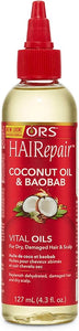 ORS HAIRepair Coconut And Baobab Vital Oils For Dry Damaged Hair And Scalp 5 Oz