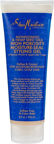 Shea Moisture Mongongo & Hemp Seed Oils High Porosity Moisture-Seal Styling Gel 8 Oz