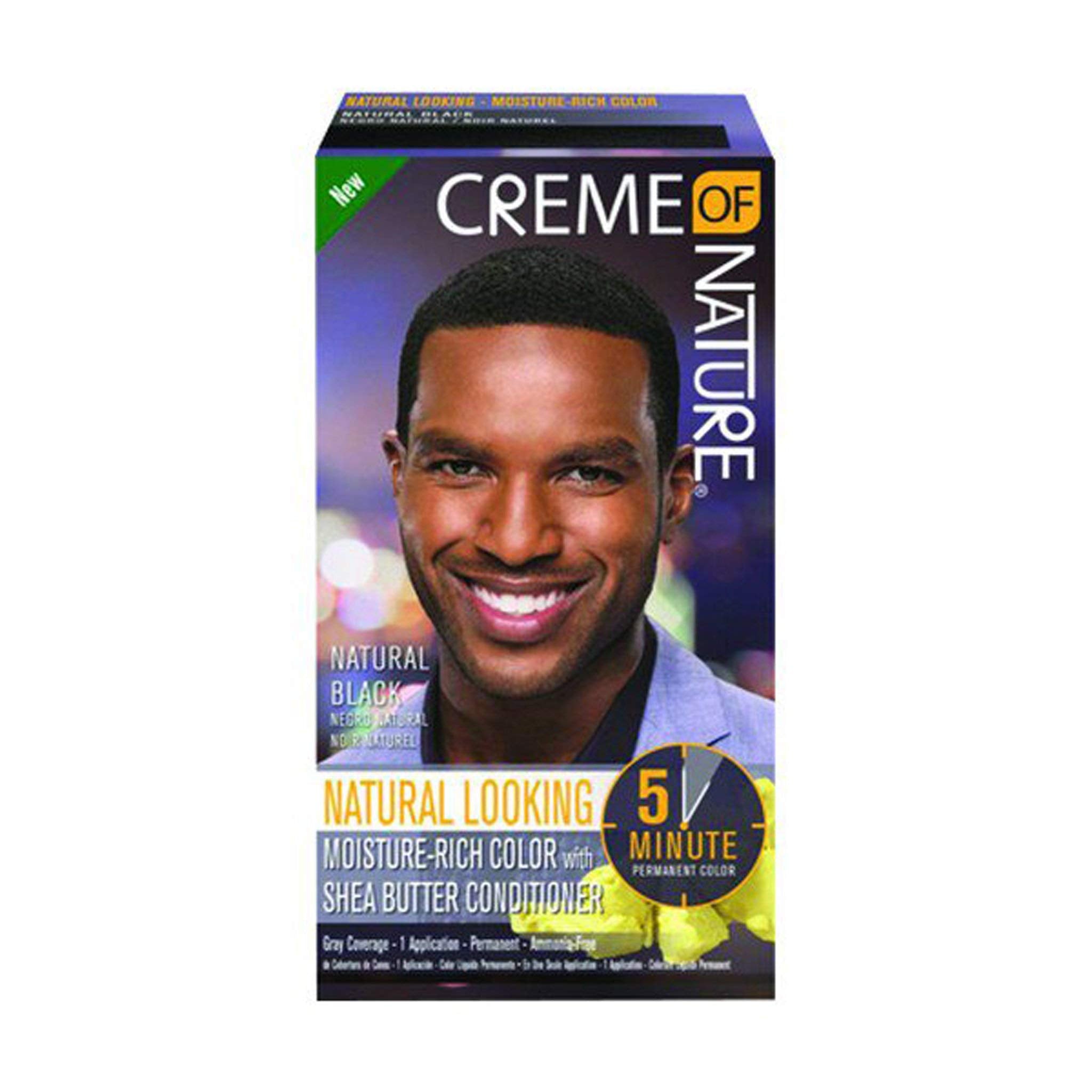 Creme Of Nature Hair Color For Men Natural Black