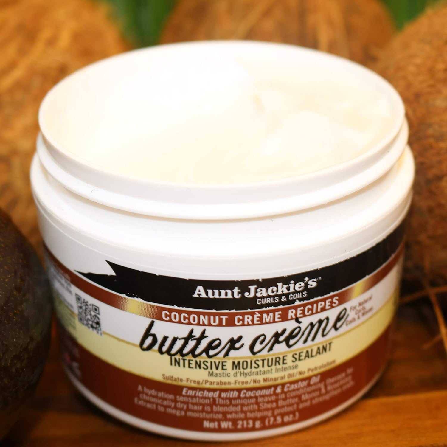 Aunt Jackie's Coconut Butter Creme Intensive Moisture Sealant 7.5 Oz