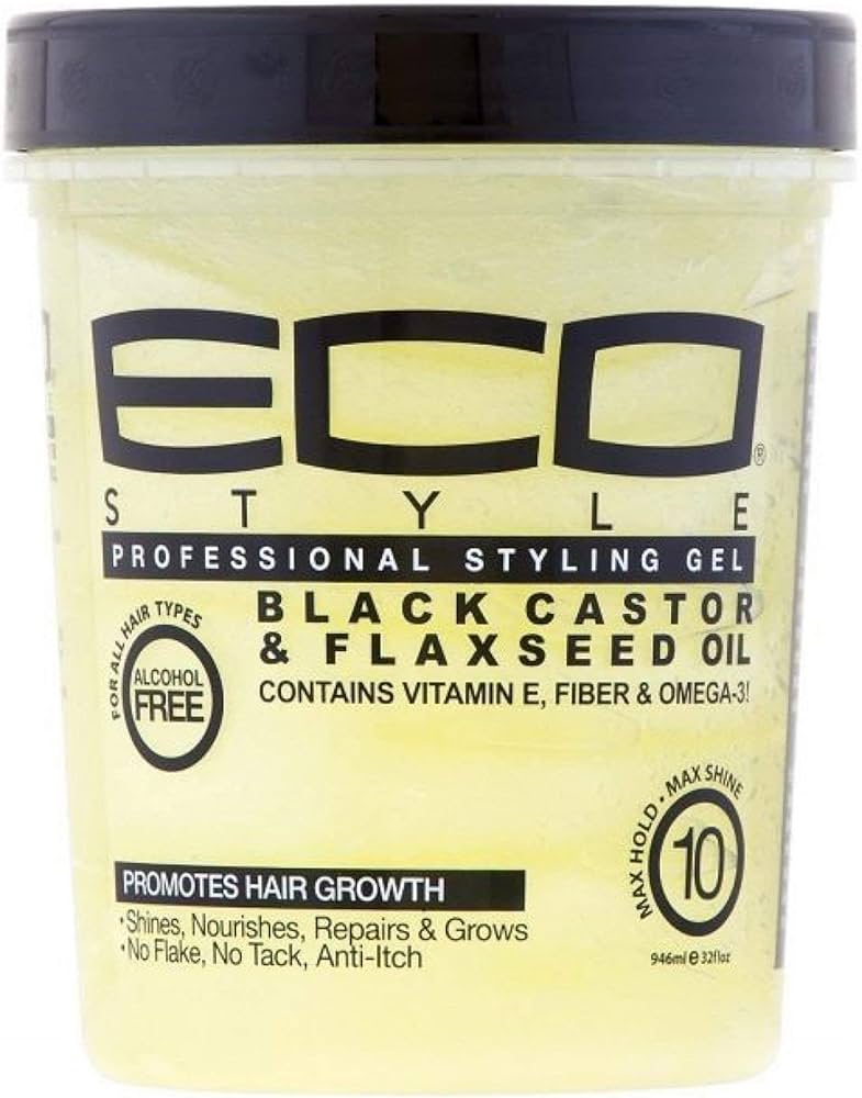 Eco Style Black Castor Oil And Flaxseed Styling Gel