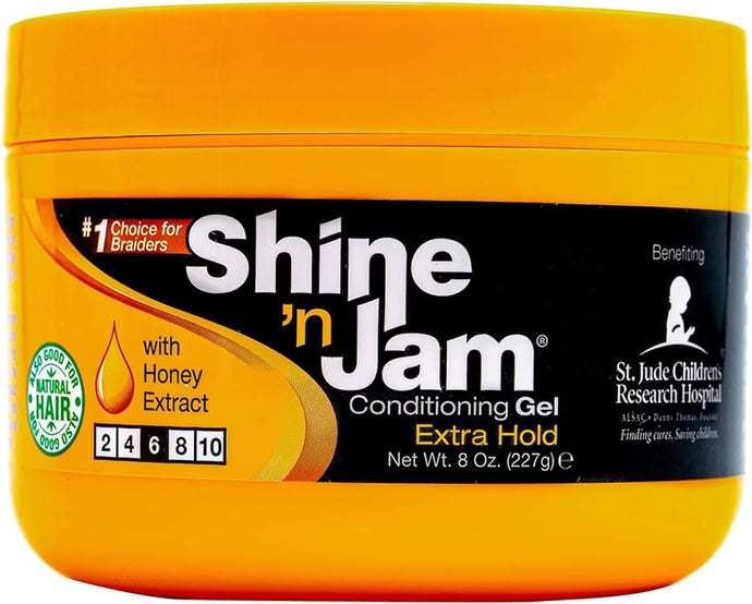 Shine N Jam Conditioning Gel - Extra Hold 8 Oz