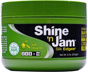 Shine 'N Jam Silk Edges With Olive Oil Salon Size 8oz