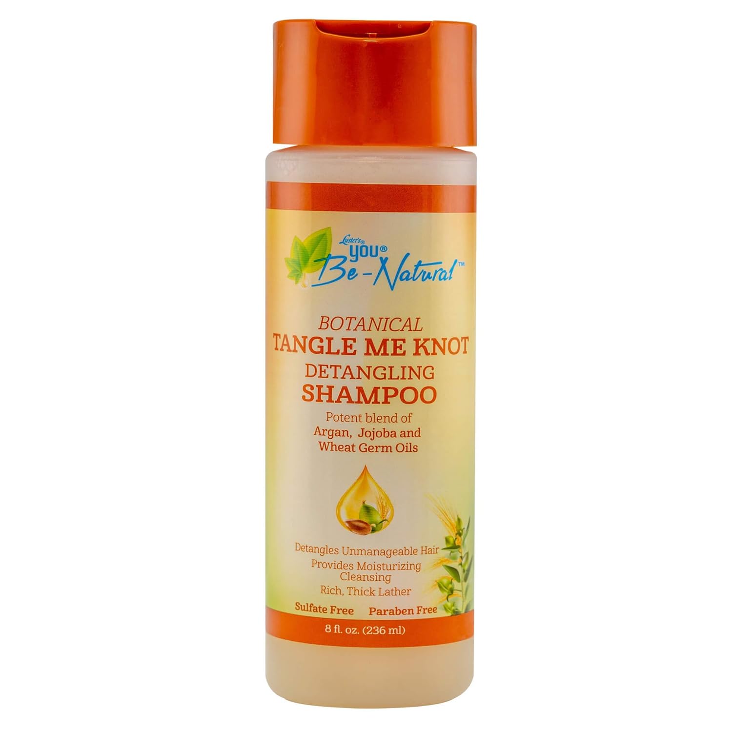Lusters You Be Natural Botanical Tangle Me Know Detangling Shampoo 8.5 Oz