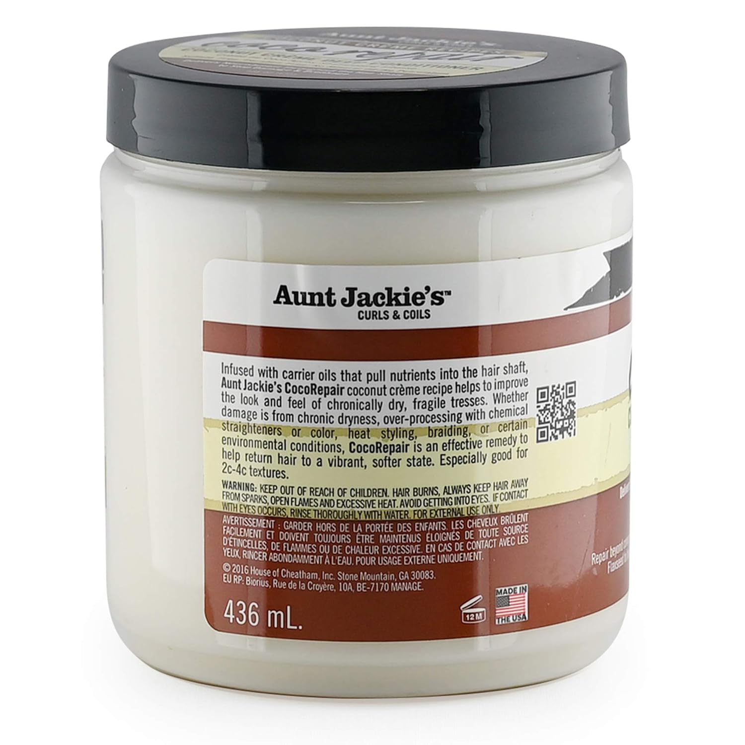 Aunt Jackie's Coconut Repair Deep Conditioner