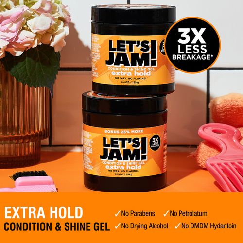 Lets Jam Shining And Conditioning Gel - Extra Hold 4.4 Oz