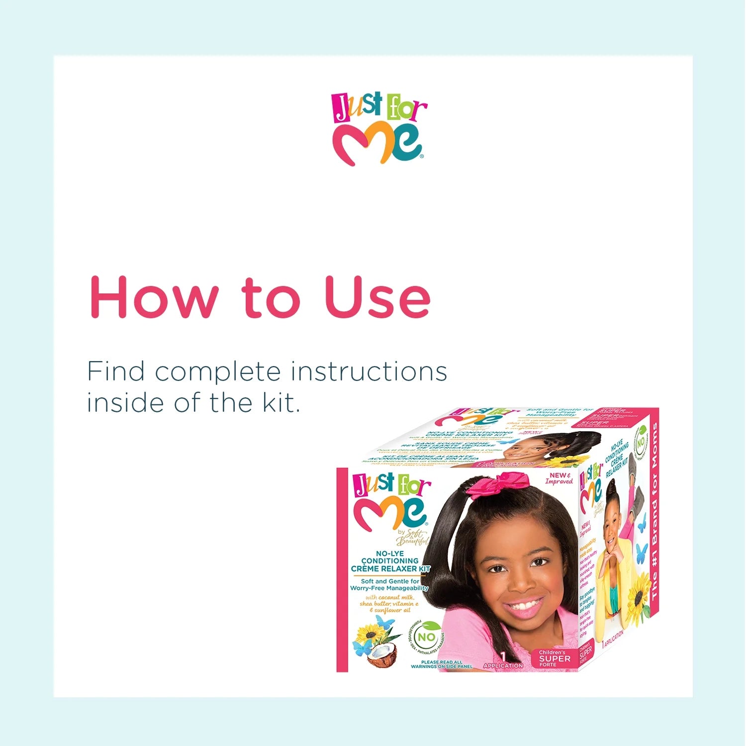 Just For Me Kids Relaxer Kit Coarse