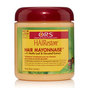 ORS Organic Root Stimulator Hairestore Hair Mayonnaise With Nettle Leaf And Horsetail Extract 16 Oz