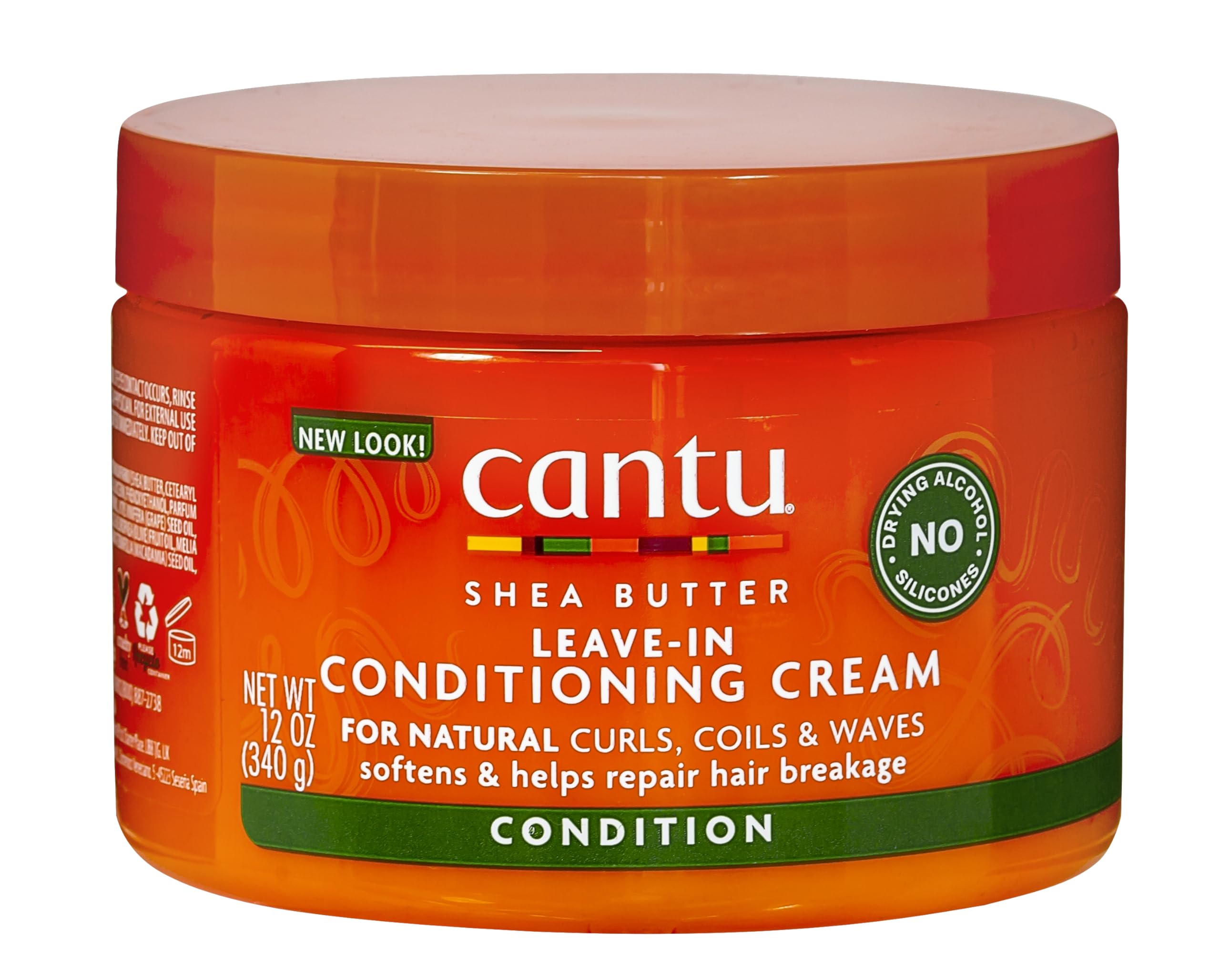 Cantu Shea Butter For Natural Hair Leave In Conditioning Repair Cream 12 Oz