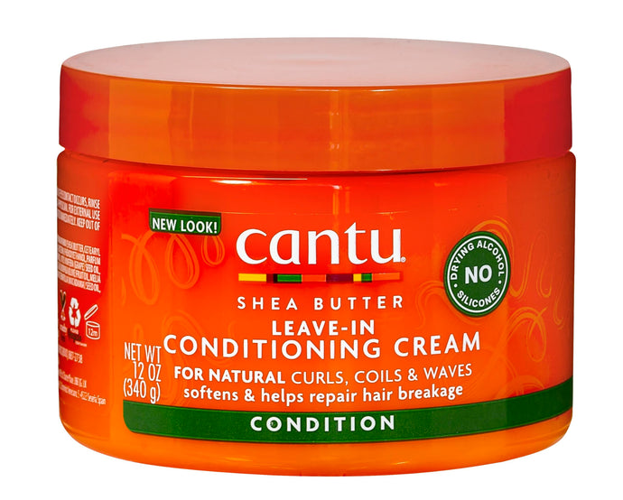 Cantu Shea Butter For Natural Hair Leave In Conditioning Repair Cream 12 Oz