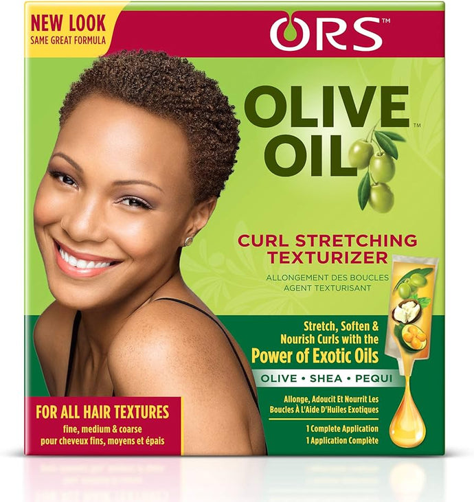 ORS Organic Root Stimulator Olive Oil Relaxers & Texlax Curl Stretching Texturizer Kit 500g