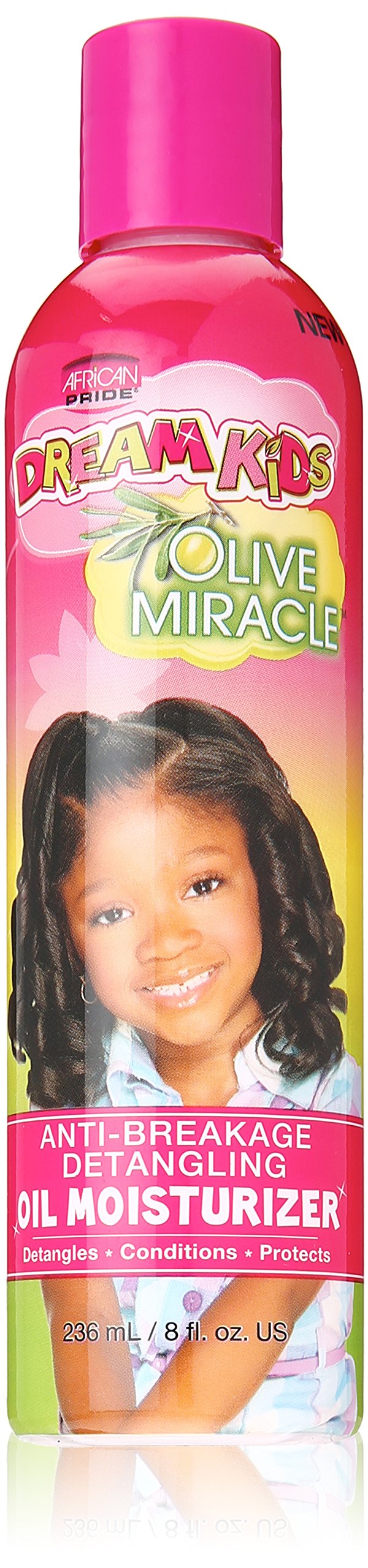 African Pride Dream Kids Olive Miracle Anti-Breaking Detangling Moisturizer 8 Oz