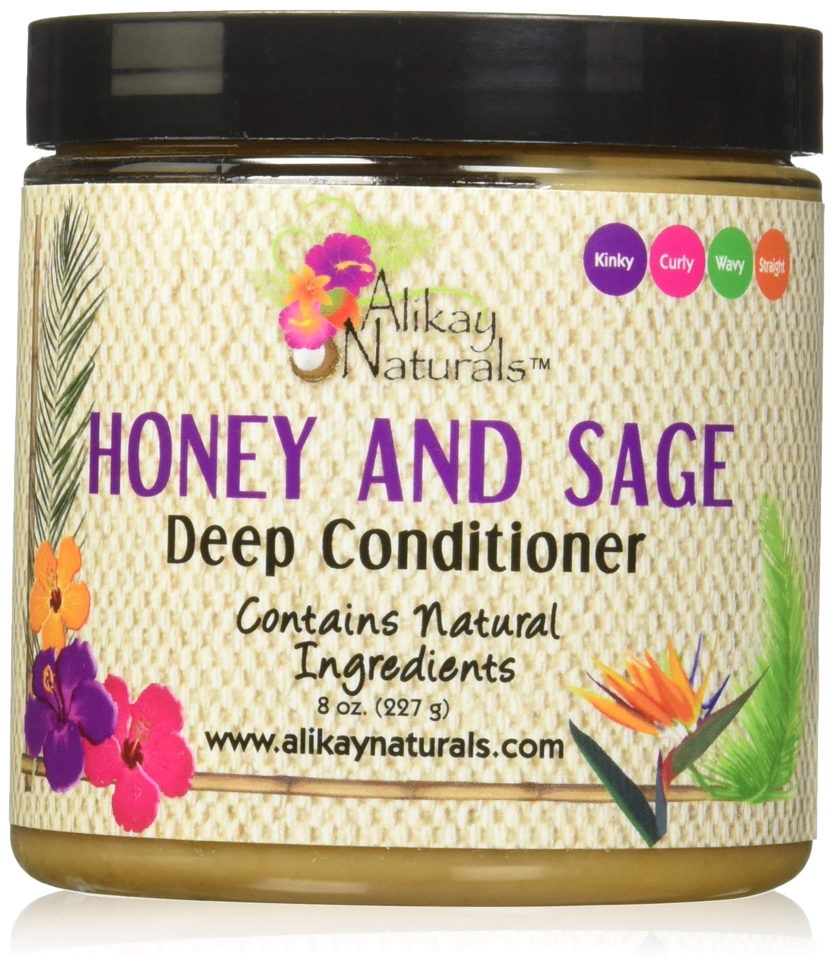 Alikay Naturals Honey and Sage Deep Conditioner 8 Oz