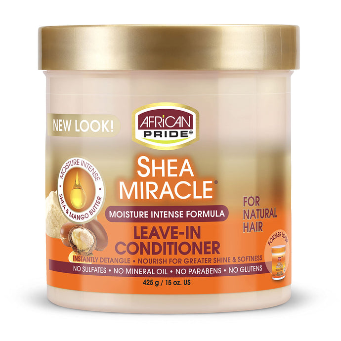 African Pride Shea Butter Miracle Leave In Conditioner 15 Oz