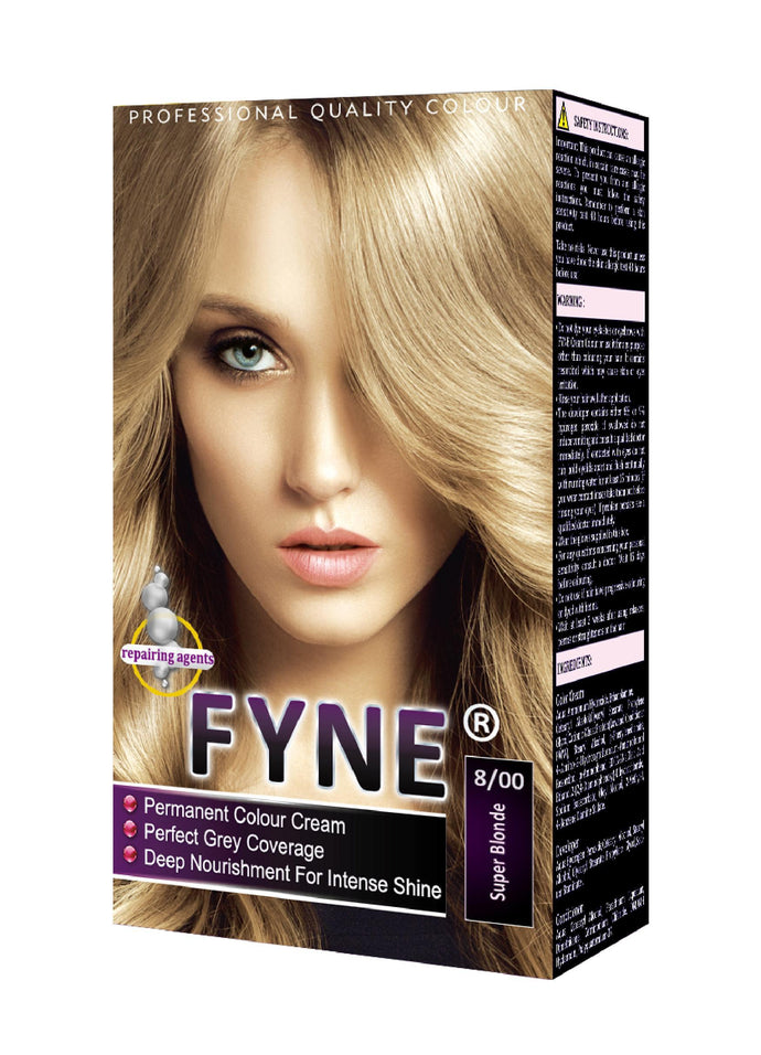 Fyne Permanent Super Blonde Hair Dye 4.2 Oz