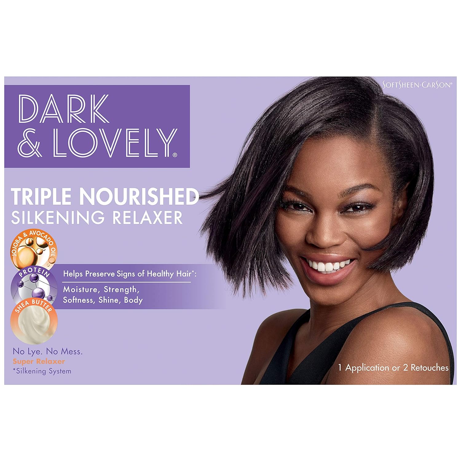 Dark & Lovely Superior Moisture Plus Relaxer Kit Super