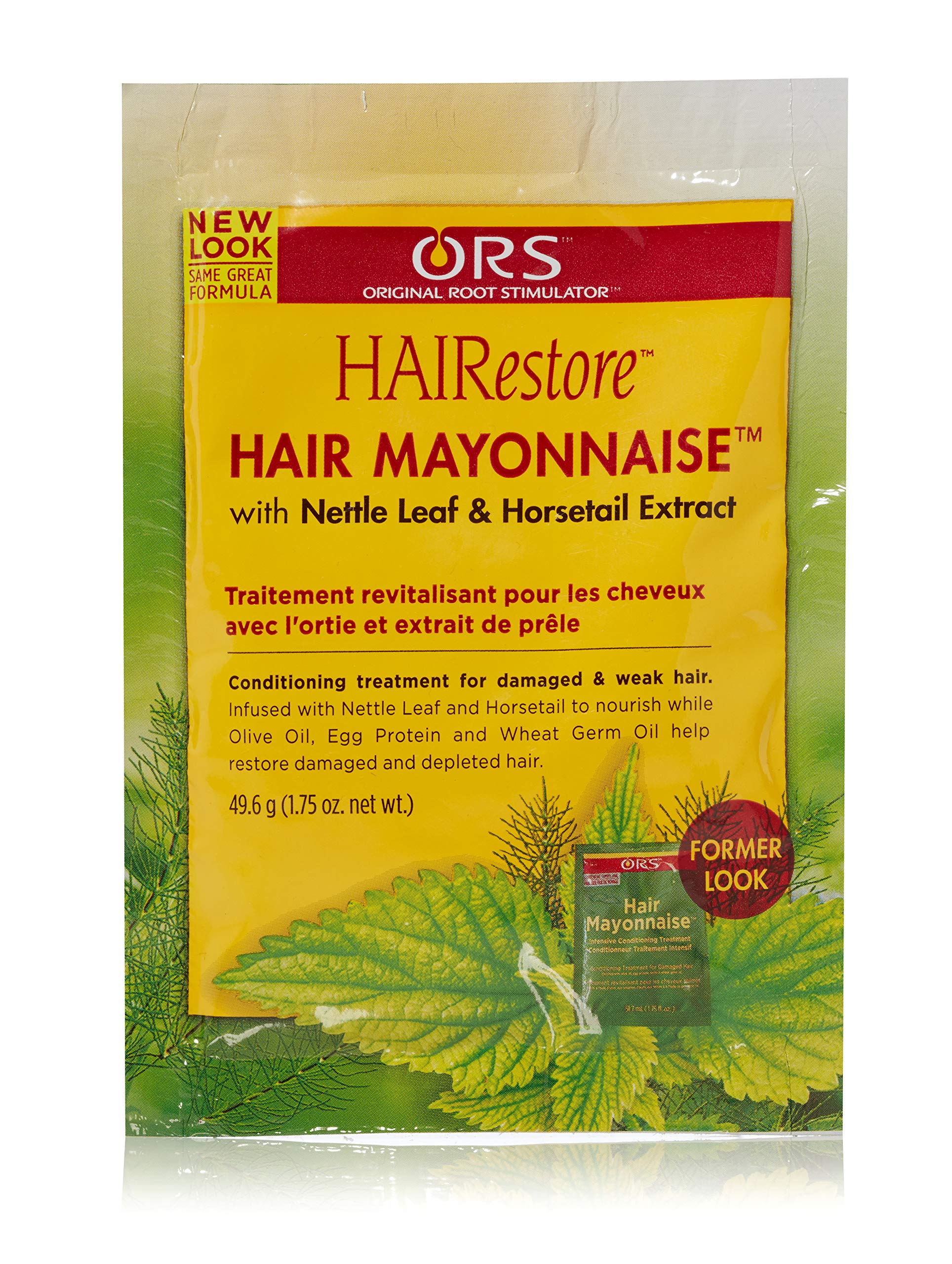 ORS Organic Root Stimulator Hairestore Hair Mayonnaise With Nettle Leaf And Horsetail Extract 1.75 Oz