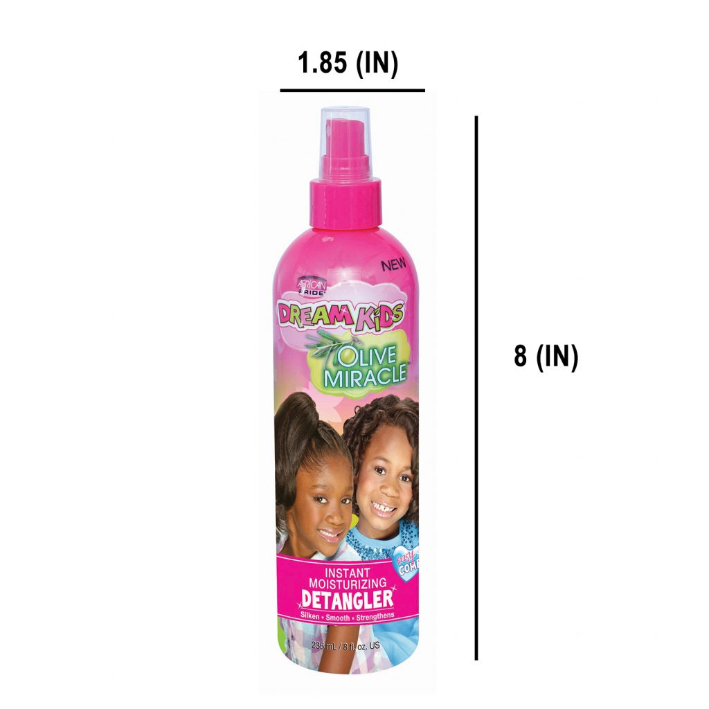 African Pride Dream Kids Olive Miracle Instant Moisturising Detangler 8 Oz