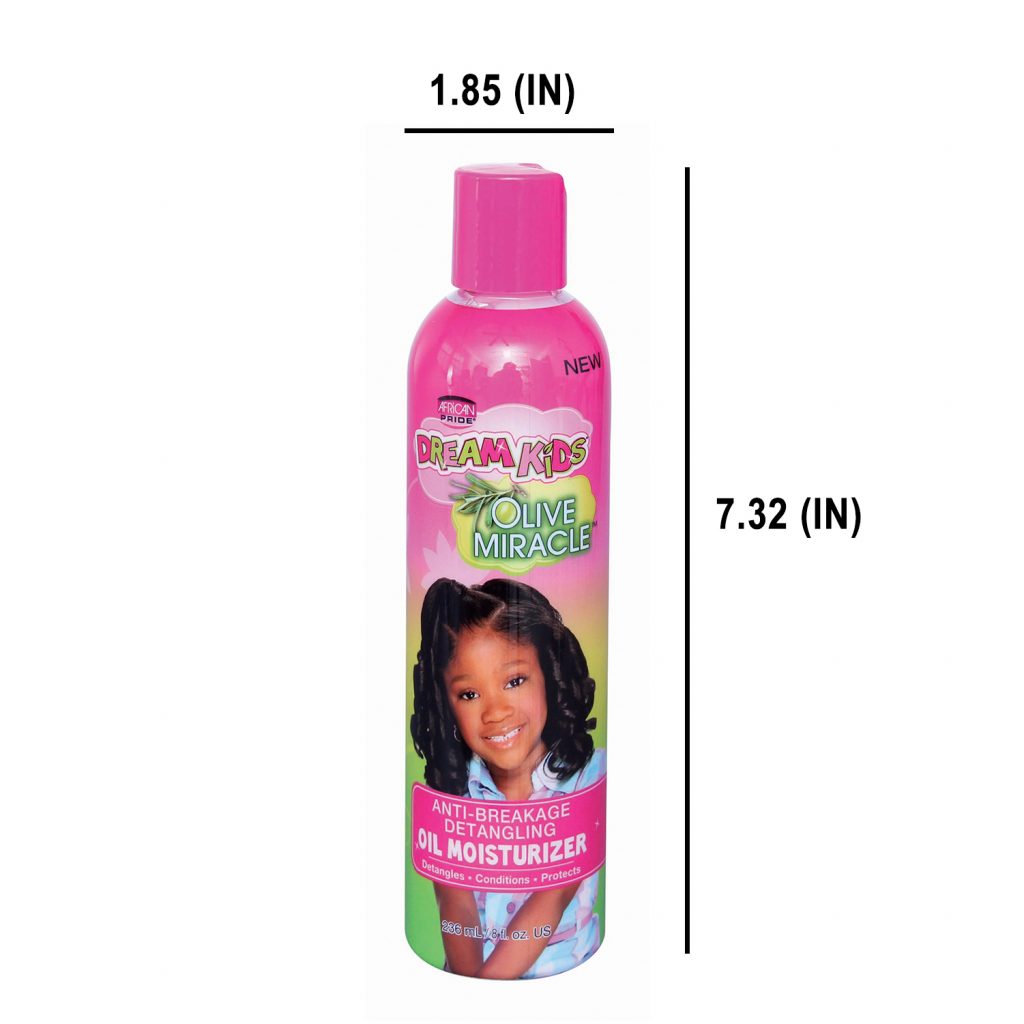 African Pride Dream Kids Olive Miracle Anti-Breaking Detangling Moisturizer 8 Oz