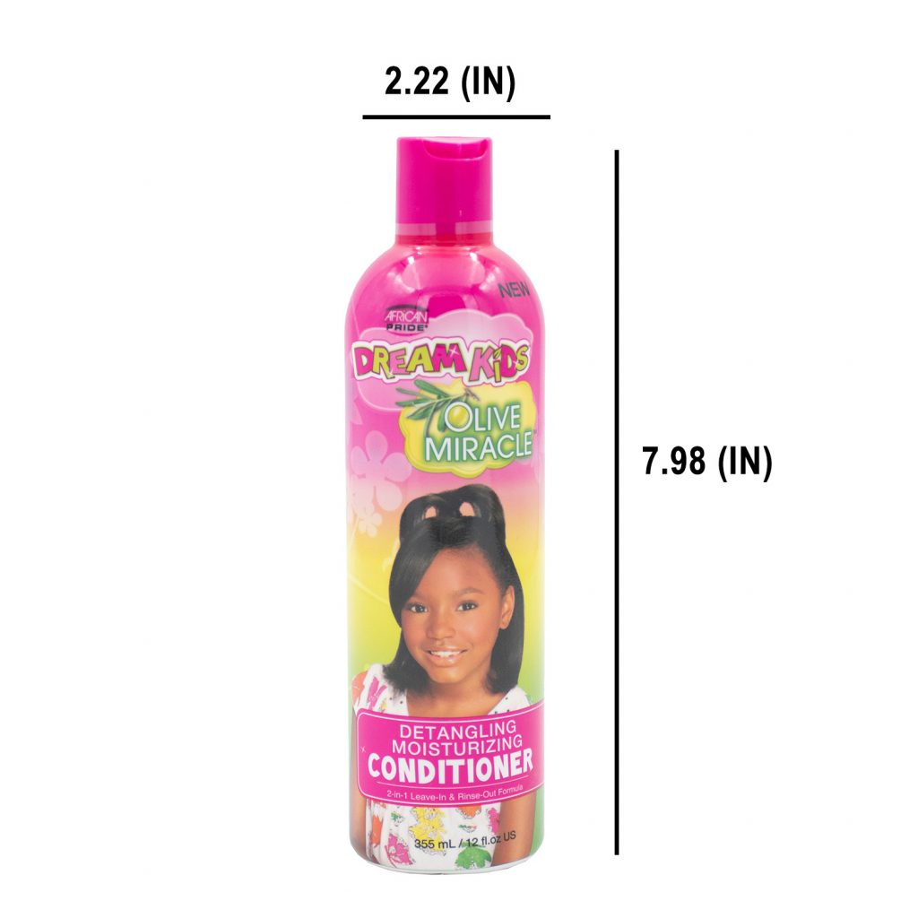 African Pride Olive Miracle Dream Kids Detangling Moisturizing Conditioner 12 Oz