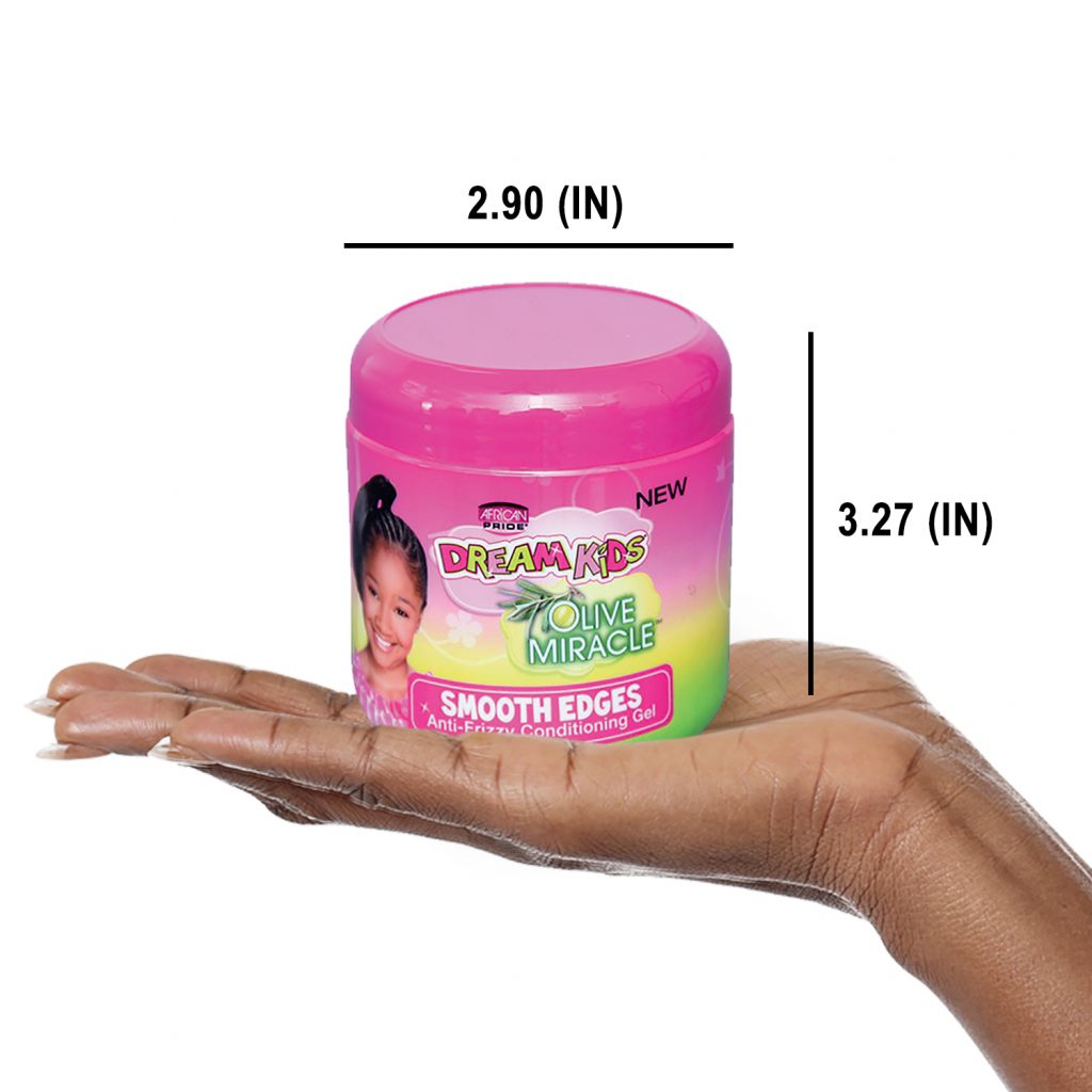 African Pride Olive Miracle Dream Kids Shine Enhancing Hair Styling Gel 6 Oz