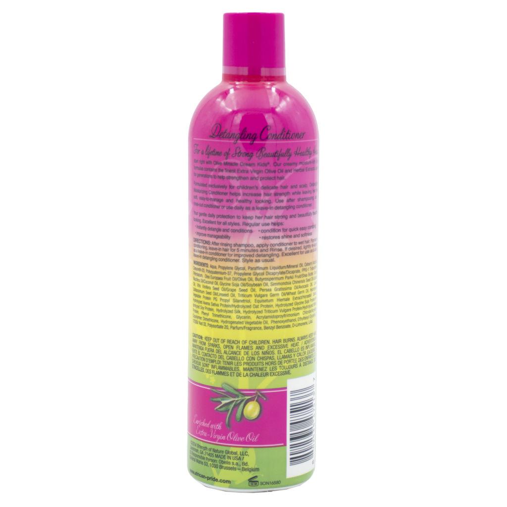 African Pride Olive Miracle Dream Kids Detangling Moisturizing Conditioner 12 Oz