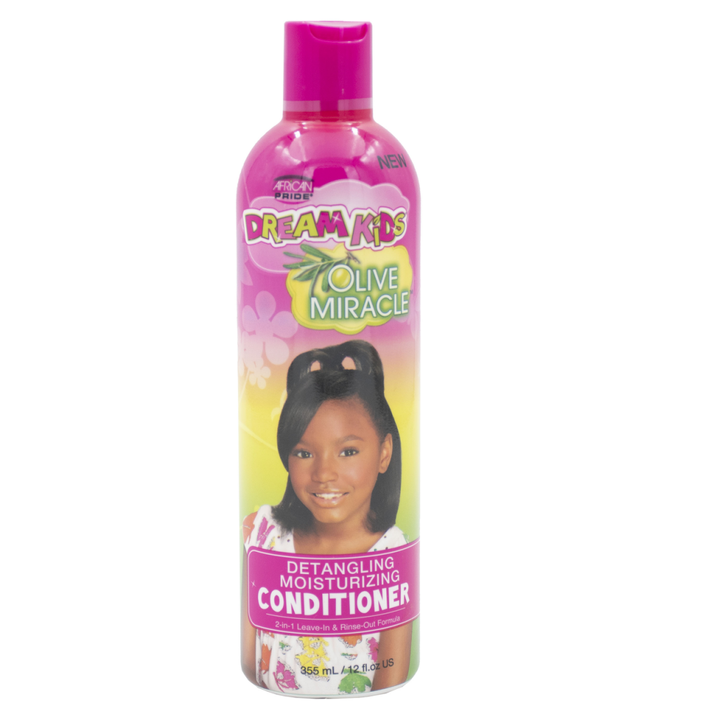 African Pride Olive Miracle Dream Kids Detangling Moisturizing Conditioner 12 Oz