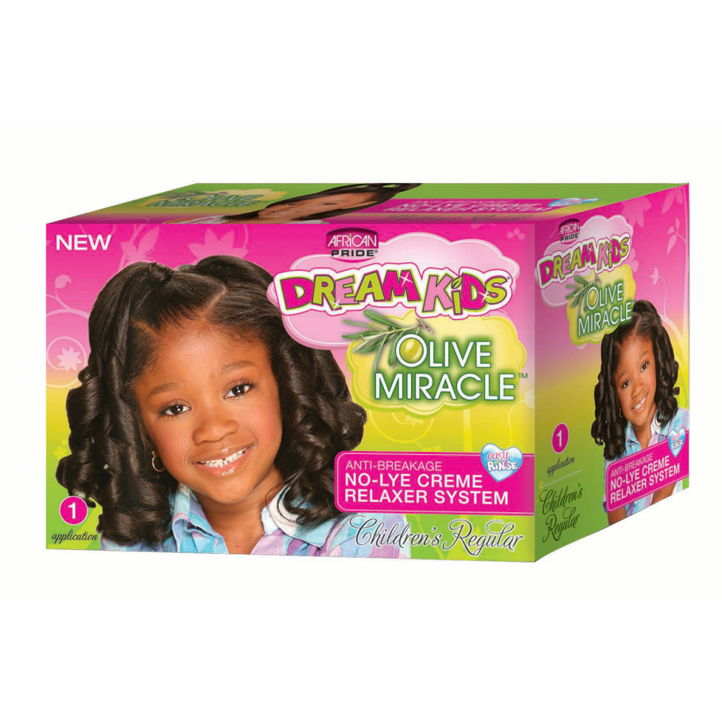 African Pride Dream Kids Olive Miracle No-lye Relaxer Regular