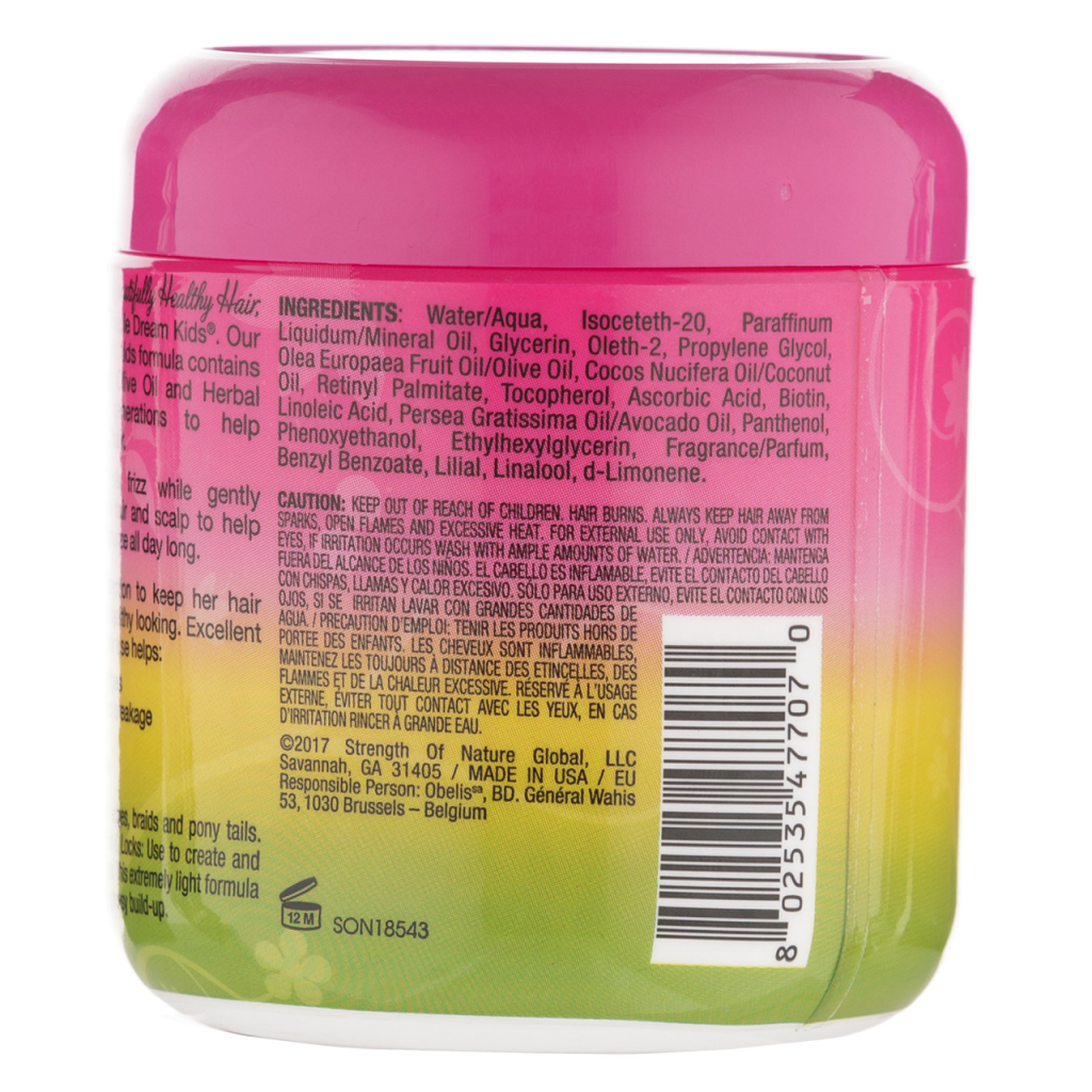 African Pride Olive Miracle Dream Kids Shine Enhancing Hair Styling Gel 6 Oz